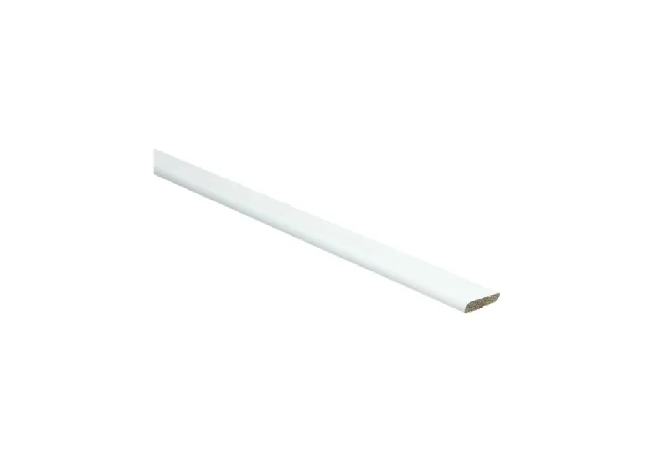 Plakplint Wit RAL9016 - 240cm Seizoensaanbieding