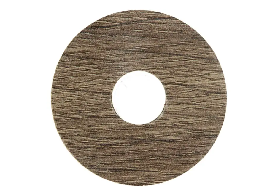 Direct Beschikbaar Zelfklevende Rozet (17 mm) Klassieke Eik Bruin (10 st.)