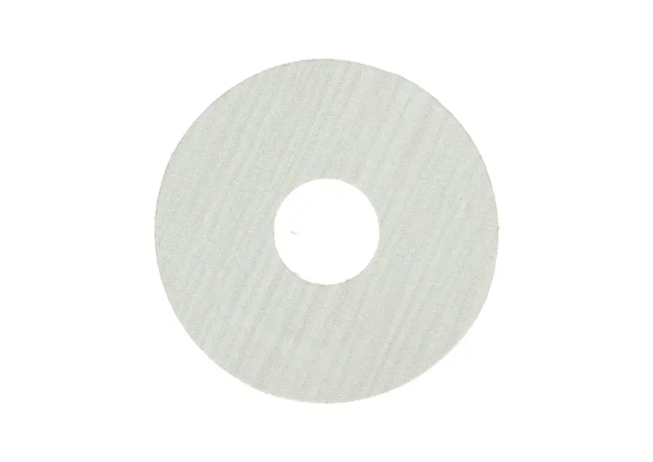 Hoge Kwaliteit Zelfklevende Rozet (17 mm) Eiken Katoenwit (10 st.)