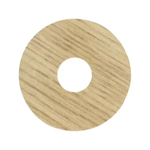 Tijdelijk Beschikbaar Zelfklevende Rozet (17 mm) Eiken Geborsteld (10 st.)