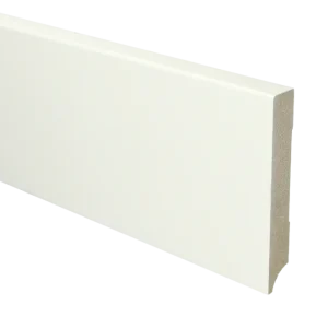 MDF Moderne Plint 120x18mm Voorgelakt RAL 9016 Seizoensaanbieding