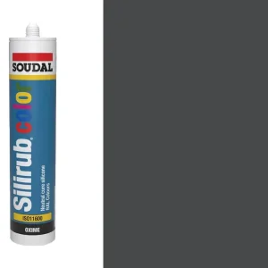 Uitverkoop Soudal Siliconenkit RAL 7021 Zwartgrijs - 300 ml