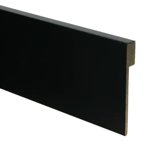 MDF Renovatieplint Modern 120x18mm Voorgelakt RAL 9005 Populair