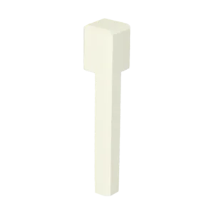 Tijdelijk Beschikbaar Binnenhoek t.b.v. MDF Renovatieplint 120x22mm RAL9010