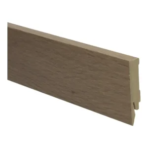 Rechte Folieplint 70x14mm Eiken Gerookt Actieprijs