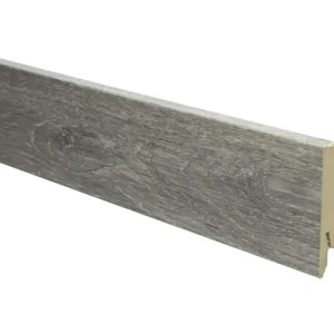 Rechte Folieplint 70x14mm Eiken Salmiak Grijs Premium