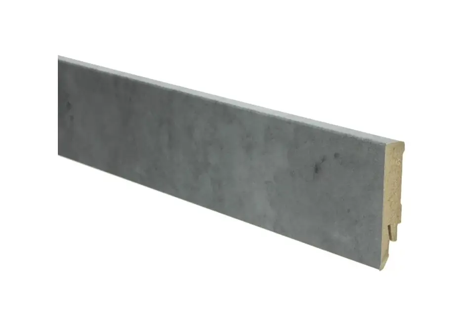Goedkoop Rechte Folieplint 70x14mm Beton Grijs