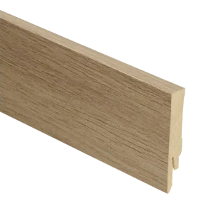 Rechte Folieplint 70x14mm Warm Medium Oak Hoge Kwaliteit