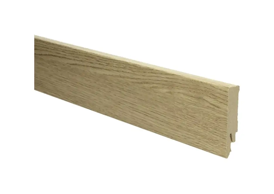 Weekendaanbieding Rechte Folieplint 70x14mm Eiken Geborsteld