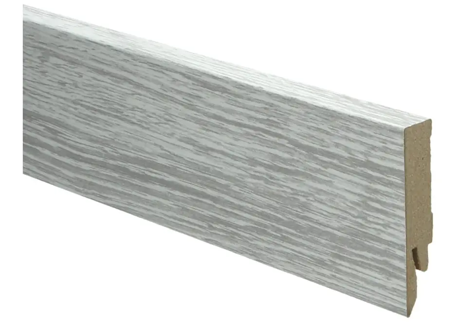 Beperkte Voorraad Rechte Folieplint 70x14mm Klassieke Patina Eiken Grijs