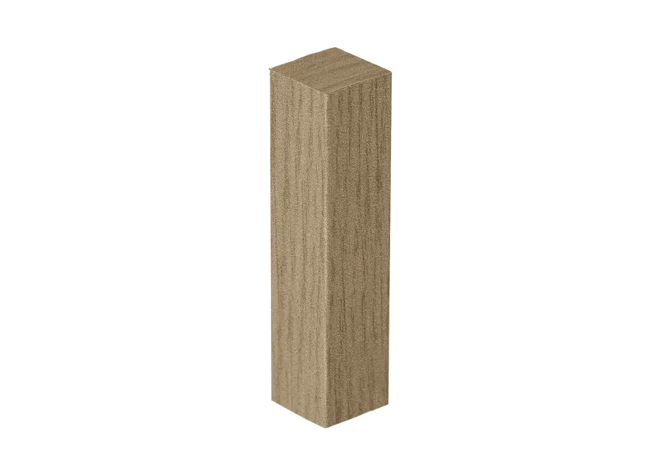 Hoek- en Eindstuk Folie (4st) Warm Medium Oak Laatste Kans