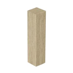 Uitverkoop Hoek- en Eindstuk Folie (4st) Dark Blond Oak