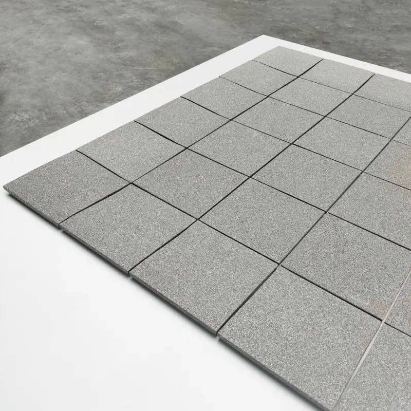 Koop Vandaag Ceratile Grijs 15x15cm Douchebak Set 90x90cm