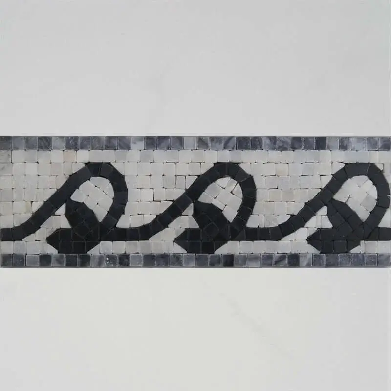 MTC Marmer Strip T165-W 10x30cm Populair