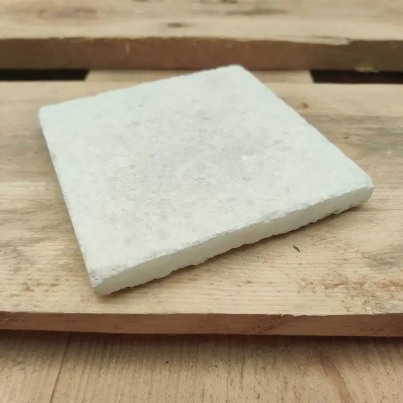 Steenbok Hardsteen Wit Getrommeld 10x10cm (partij van 6,5 m²) Must-Have