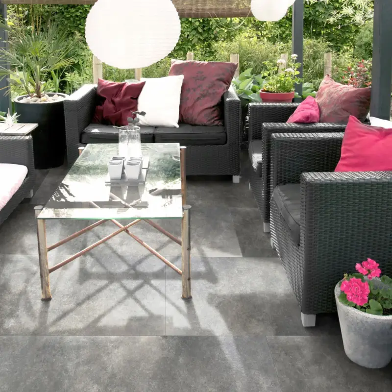 Dagaanbieding Keraselect Mathe Antraciet 60x60x2cm (partij van 4,32 m²)