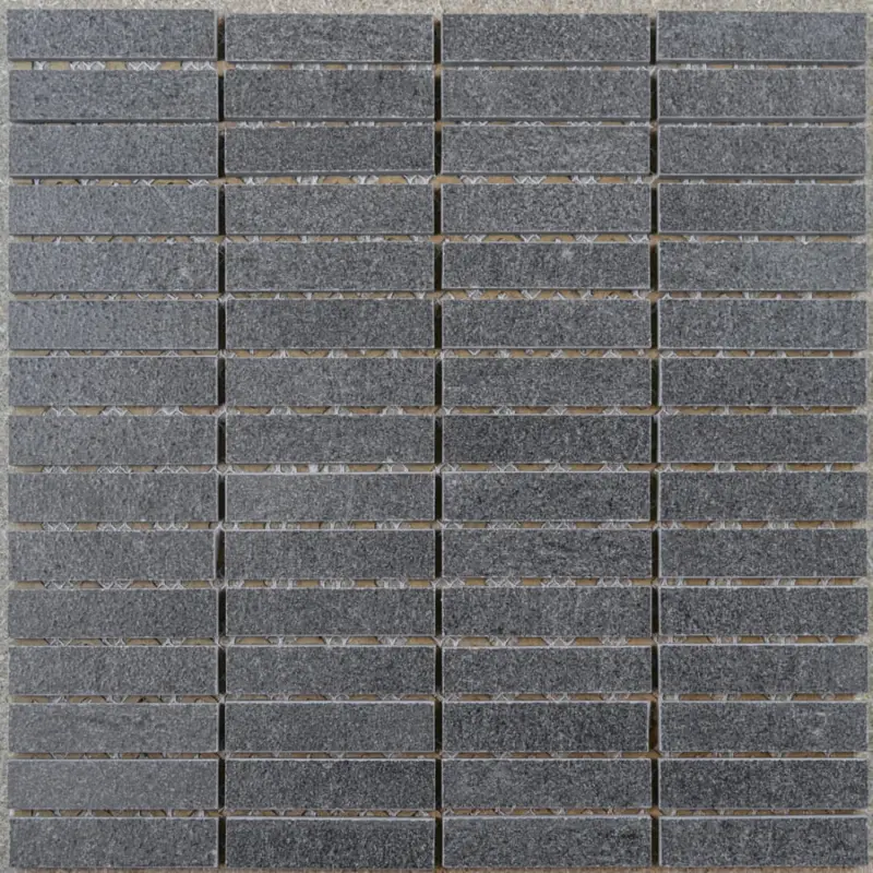 Koop Online KeraSelect Basaltina Nero Super Lappato 1,7×7 Mozaïek 30x30cm
