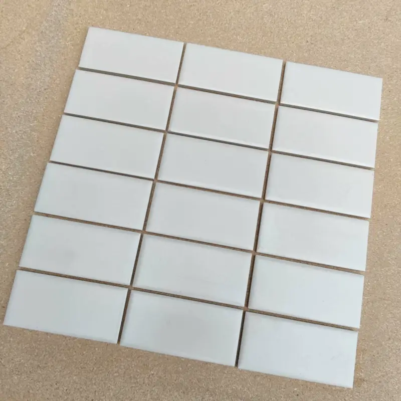 Nieuw Guocera AMS 14288 Creme 4,5×9,5 Mozaïek 30x30cm