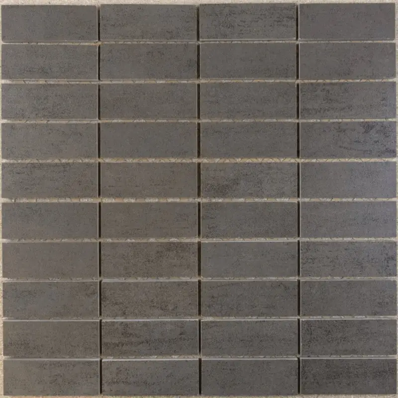 Laatste Versie Ceratile Fusion Mocca 3×8 Mozaïek 33x33cm