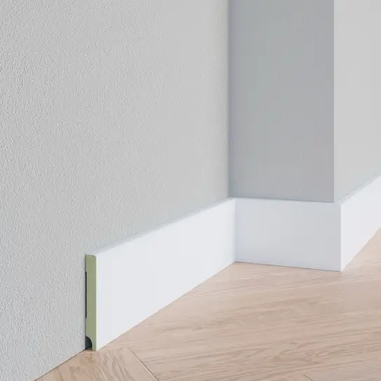 Gladde plint - MDF v313- 12 x 100 mm Nu Kopen