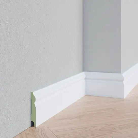 Rustieke plint - MDF v313- 12 x 70 mm Gratis Retour