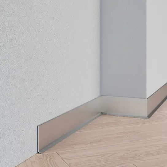 Aluminium plint - Aluminium onbewerkt - 10 x 50 mm Beste Prijs
