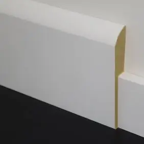 Overzetplint ellips - MDF v313 - 25 x 160 mm Populair