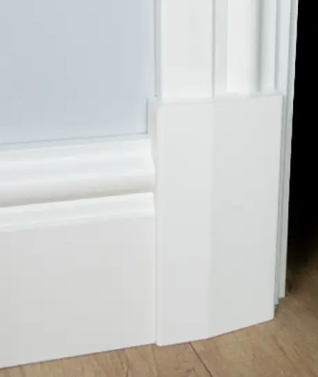 Weekendaanbieding Ongelijke plintneut - MDF v313 - 18 mm dik
