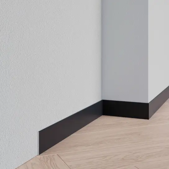 Aluminium strip zwart (RAL9011) - Aluminium bewerkt - 2,5 x 50 mm Betrouwbaar