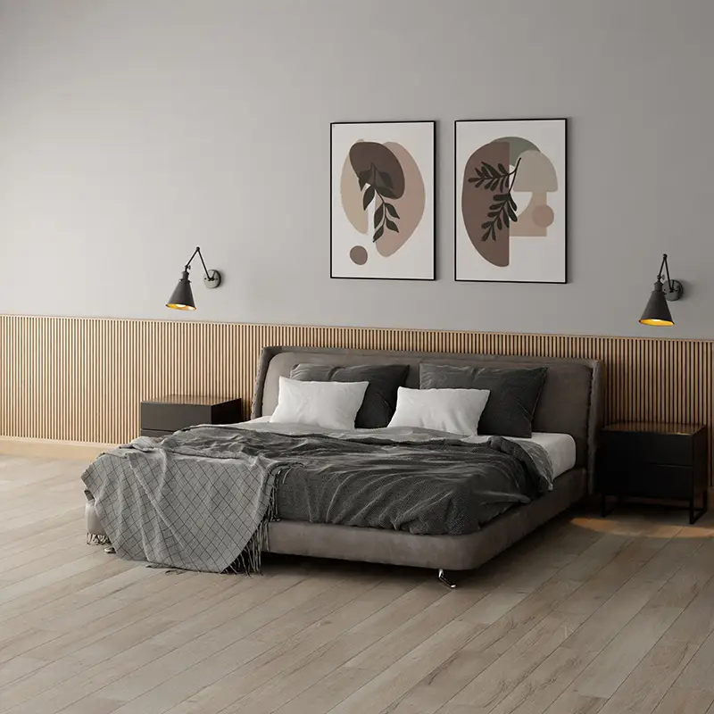 Lambrisering Eiken Massief I - Eiken op MDF v313 - 1000 x 600 x 34 mm Express Levering