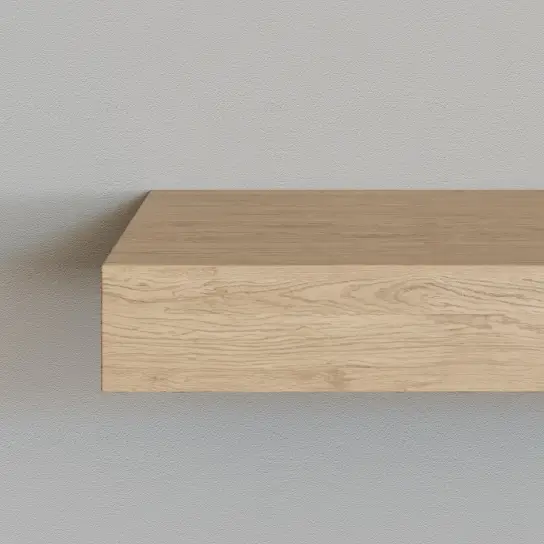 Superprijs Wandplank recht - Eiken - 35 mm dik
