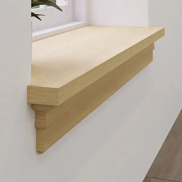 Voordeelprijs Smetlijst A - Eiken - 38 x 100 mm