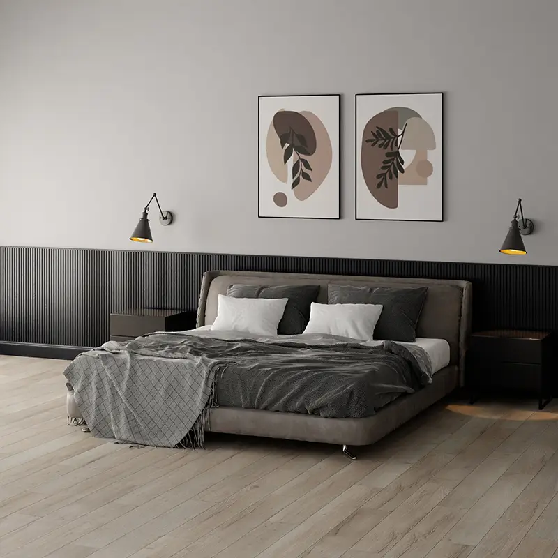 Lambrisering Eiken Massief I - Dusk - Eiken op MDF v313 - 1100 x 600 x 34 mm Favoriet