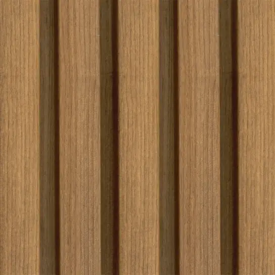 Wandpaneel MDF - PVC Folie - Pamplona Natural Tweedy - MDF fineer/folie - 12 x 88 x 2750 mm Gratis Retour
