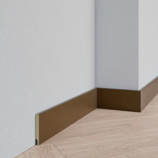Gratis Retour Gladde plint antiek goud - MDF v313 - 9 x 120 mm