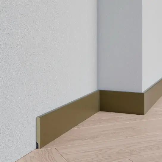Gladde plint champagne zweihorn - MDF v313 - 12 x 100 mm Bestel Nu