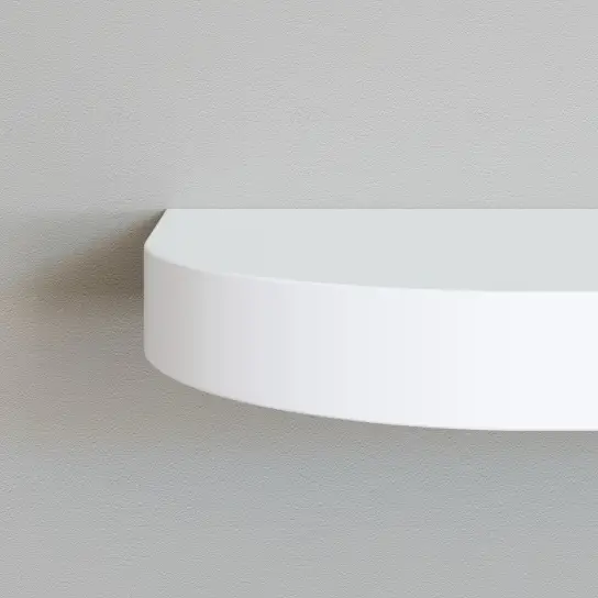 Merkproduct Wandplank rond - MDF v313 - 38 mm dik