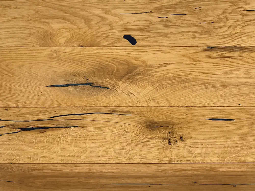Goedkoop Massief houten plank Eiken Rustiek RM geschuurd natuurlijk geolied