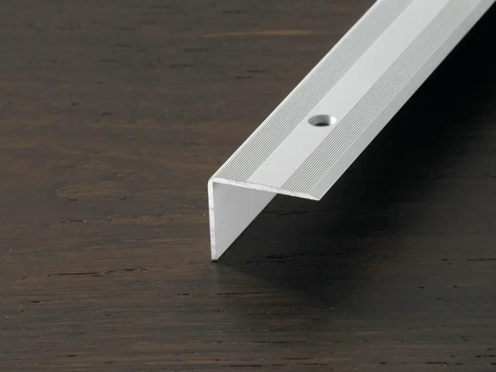 Traprandprofiel PROSTEP aluminium geanodiseerd zilver Alleen Vandaag