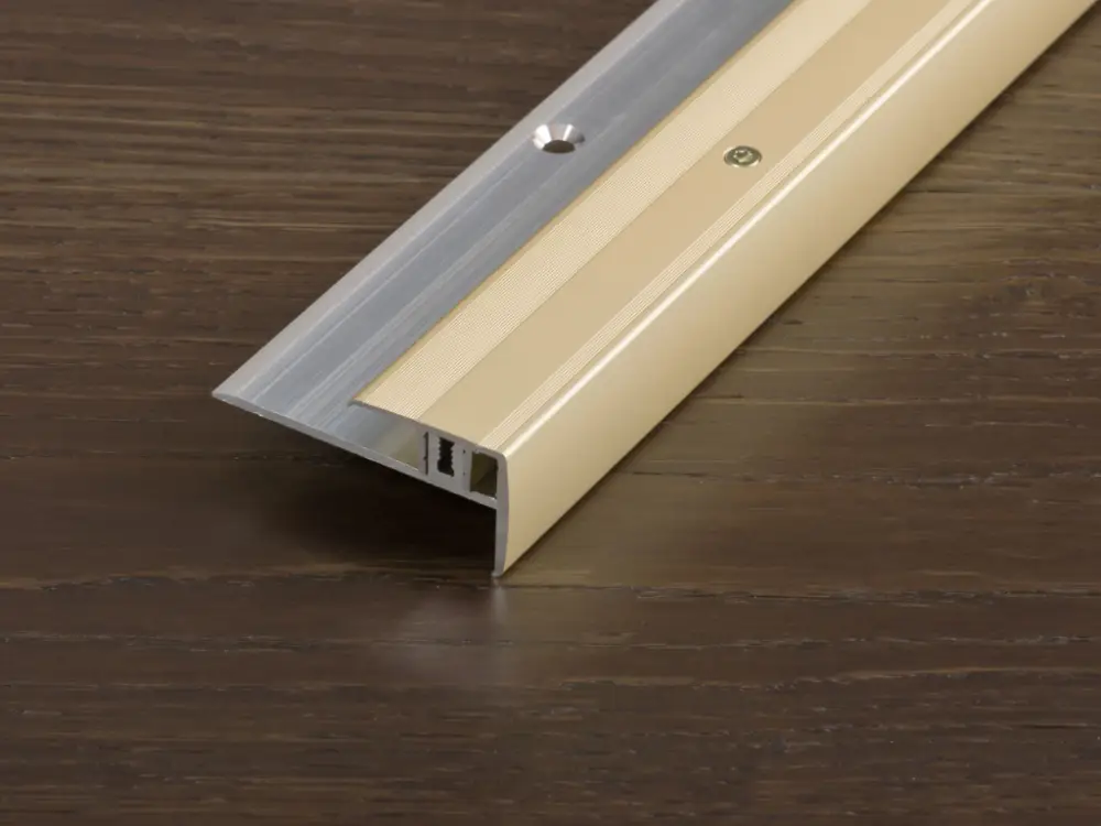 Traprandprofiel PROSTEP aluminium geanodiseerd champagne Rechtstreeks Van De Fabrikant
