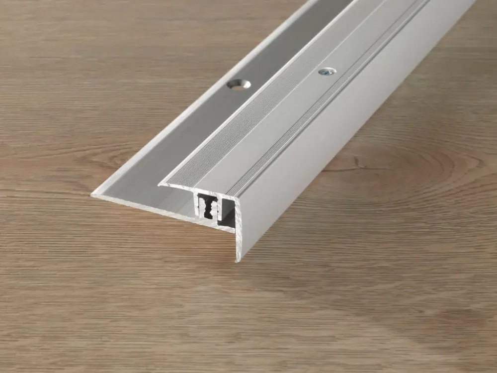 Nu Kopen Traprandprofiel PROSTEP aluminium geanodiseerd zilver