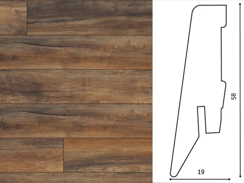 Plintprofiel Harbor Oak D3570 decor Ktex 1 Favoriet