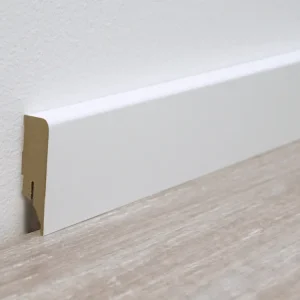 Beperkte Voorraad Plint wit decor (MDF-kern)