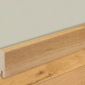 Plint eiken naturel 001 echt houtfineer profiel 15 MK Bestseller