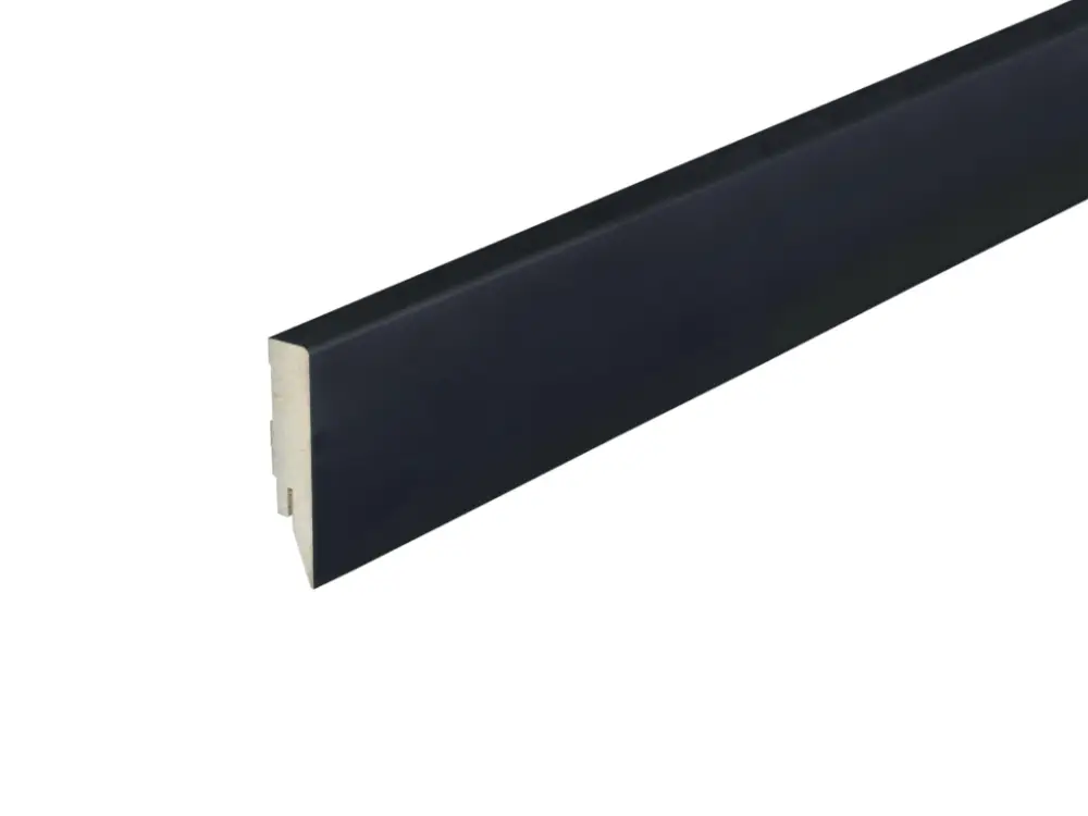 Premium Plint Topline MDF kern zwart mat decor