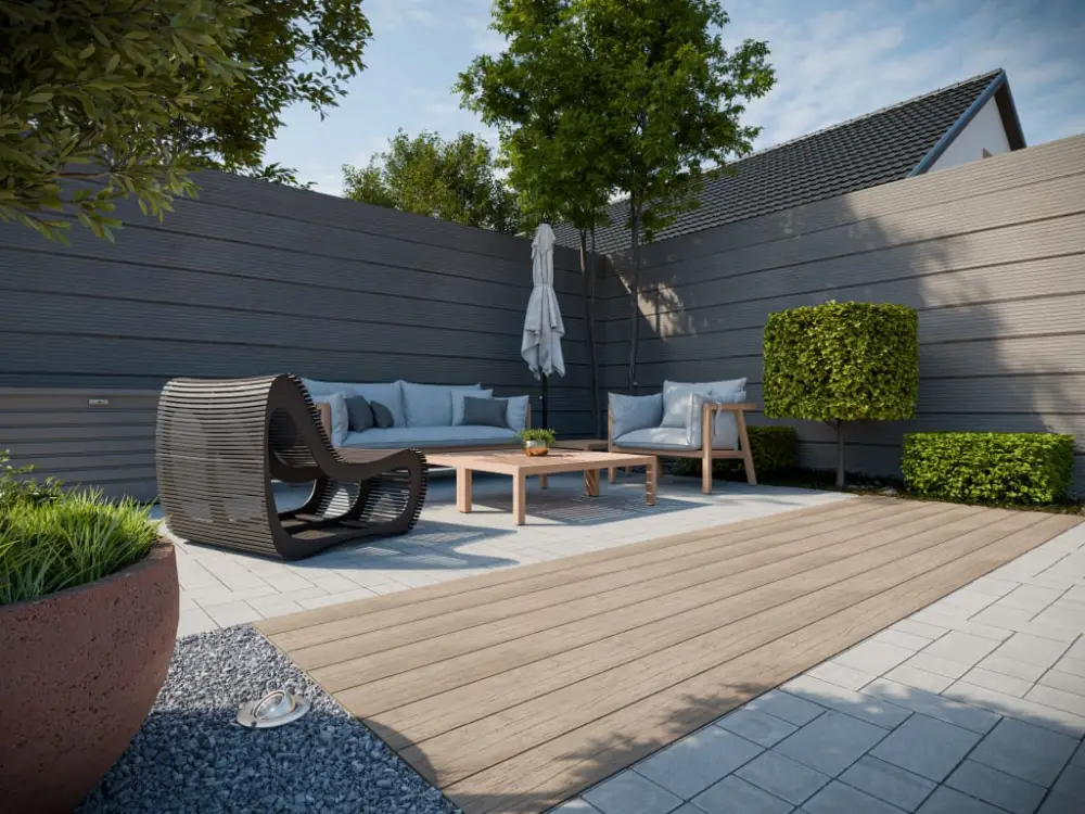 Composiet vlonderplank (BPC) beige Superprijs