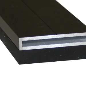 Aluminium rail met EPDM antraciet Beperkt Aanbod