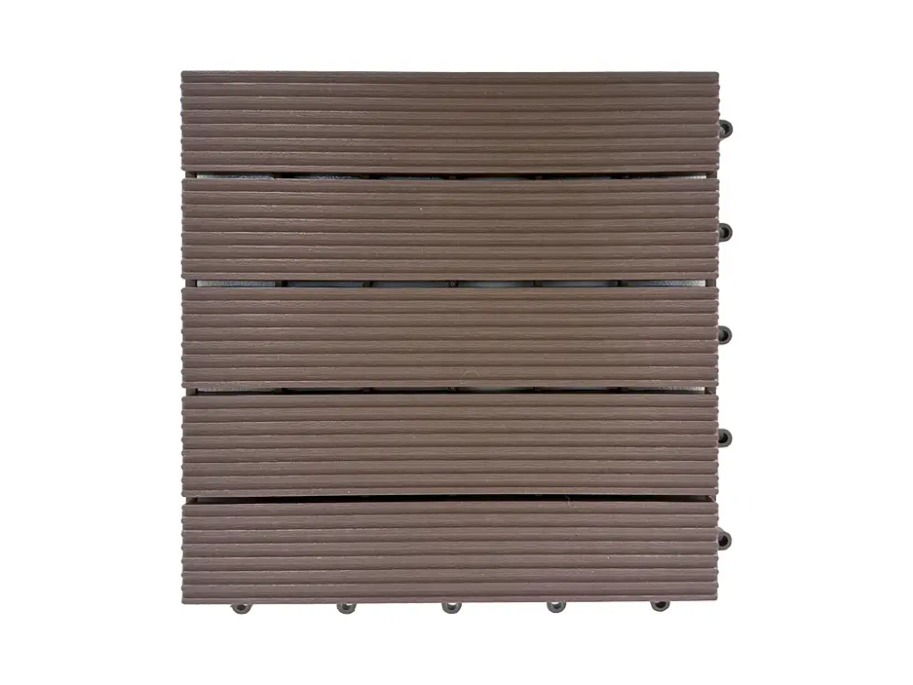 Shop Nu Terrastegels 30 x 30 van kunststof lichtbruin