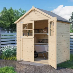 Tuinhuis Osterfeld 1 19 mm naturelkleur Alleen Vandaag