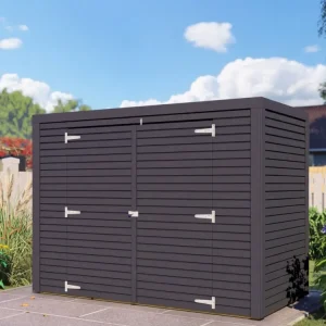 Bikebox tuinberging Velo met rhombusprofiel 18 mm antraciet Korting